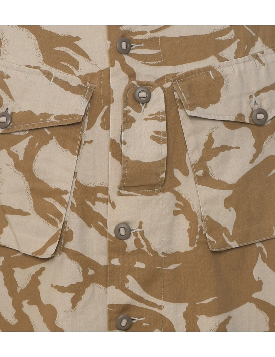 Y2K Vintage Camouflage Print Military Shirt - XL - Image 3