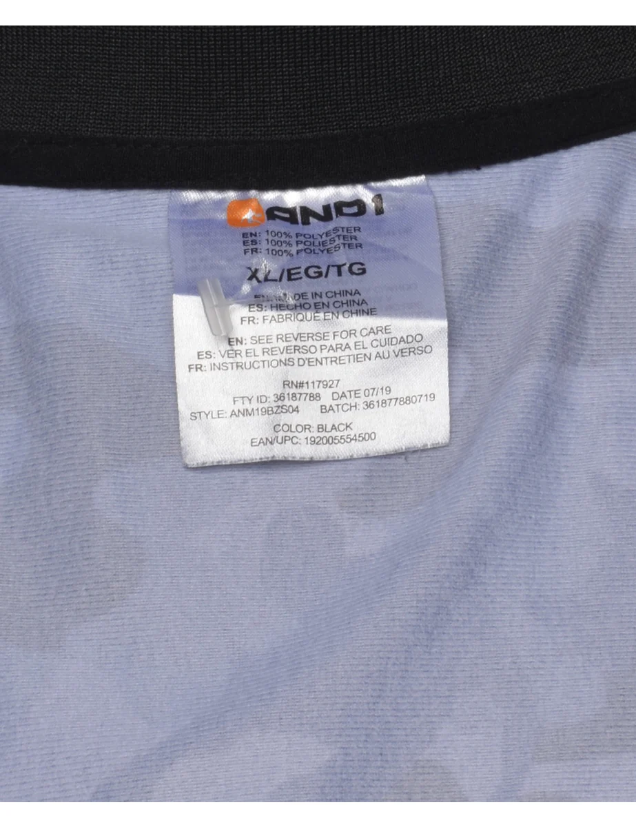 Vintage Camouflage Print Track Top - XL - Image 4