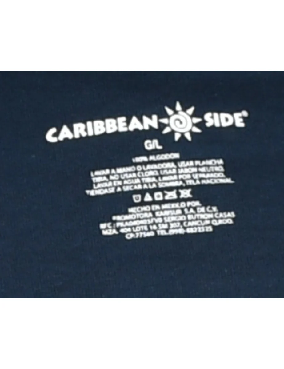 Vintage Cancun Printed T-shirt - L - Image 4
