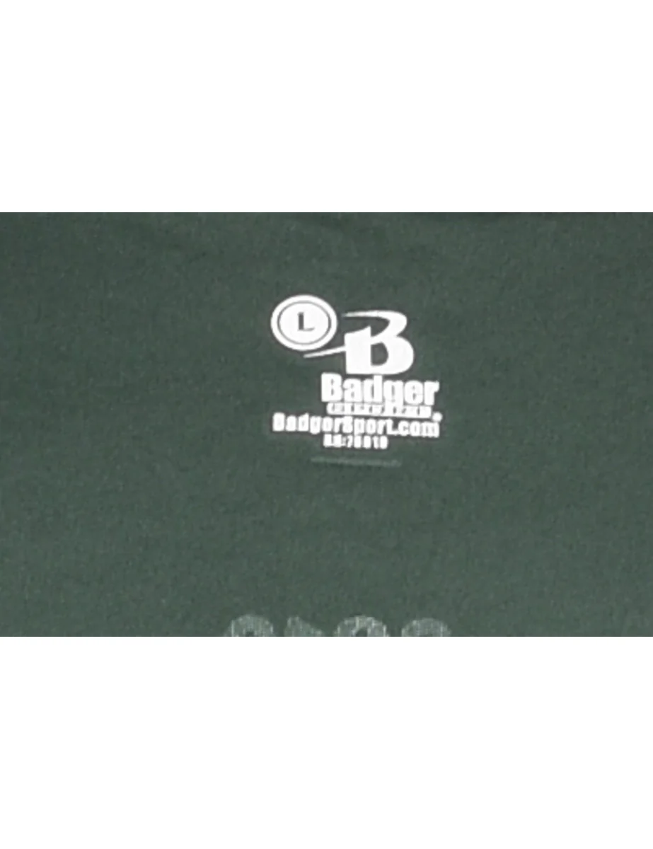Vintage Central Wilkes Youth Football Nylon Sports T-shirt - L - Image 4