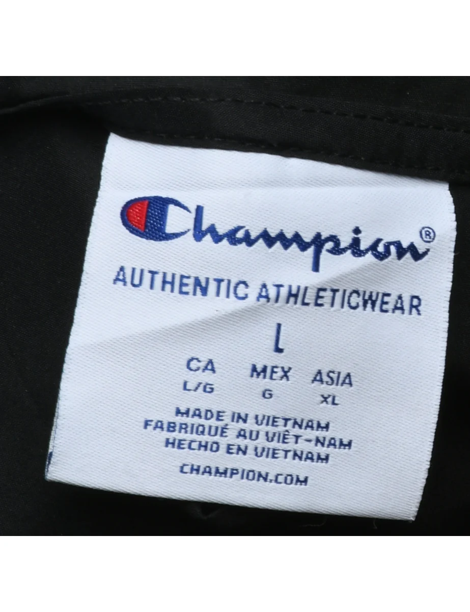 Vintage Champion Black Jacket - L - Image 4