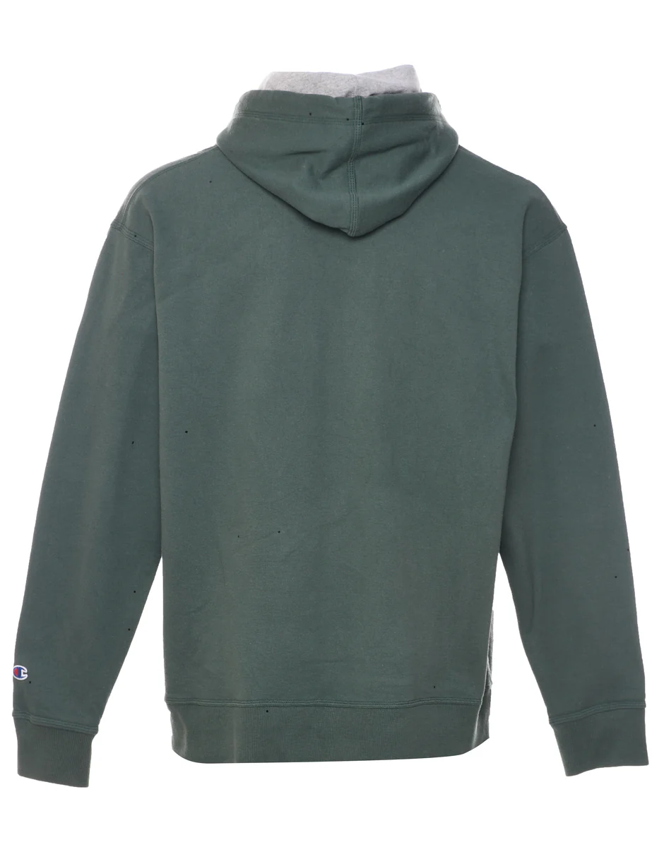 Vintage Champion Printed Hoodie - XL - Image 2