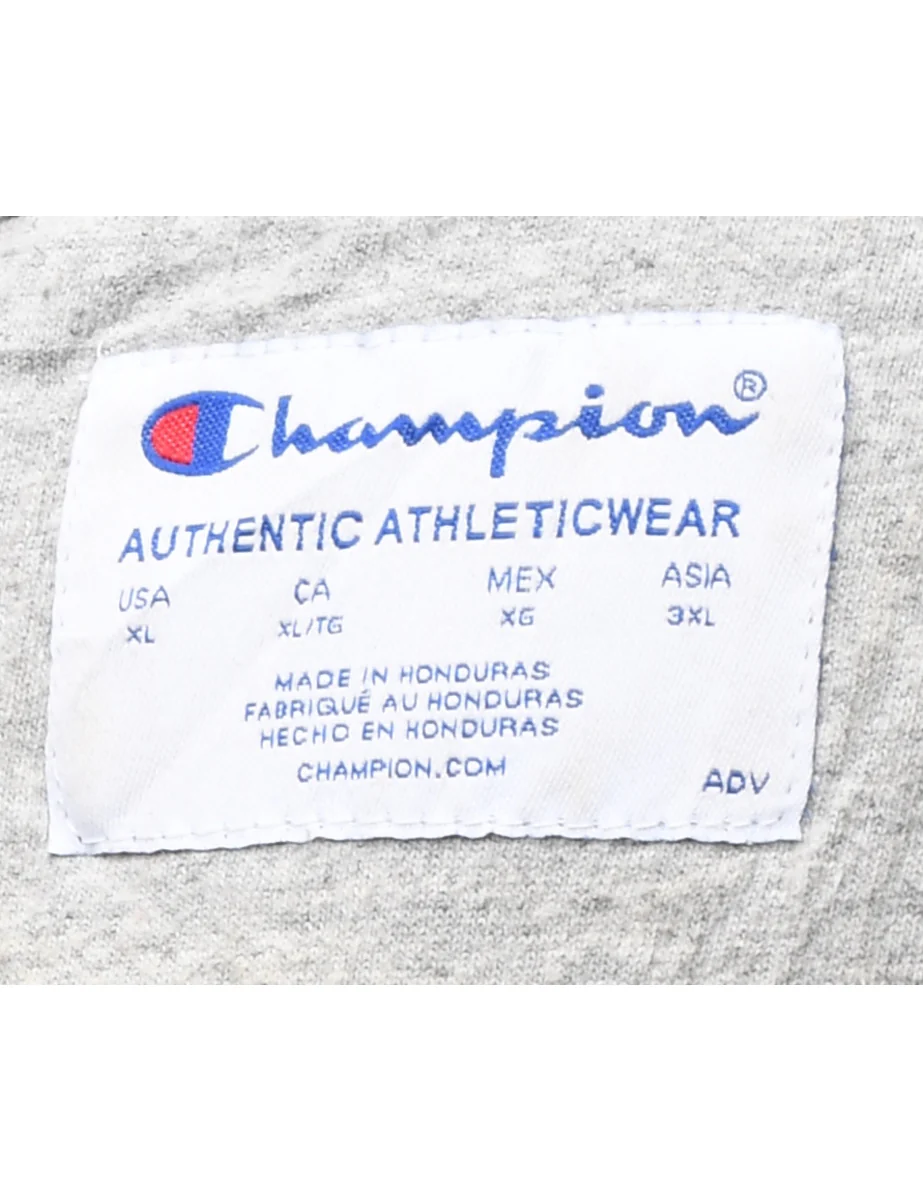 Vintage Champion Printed Hoodie - XL - Image 4