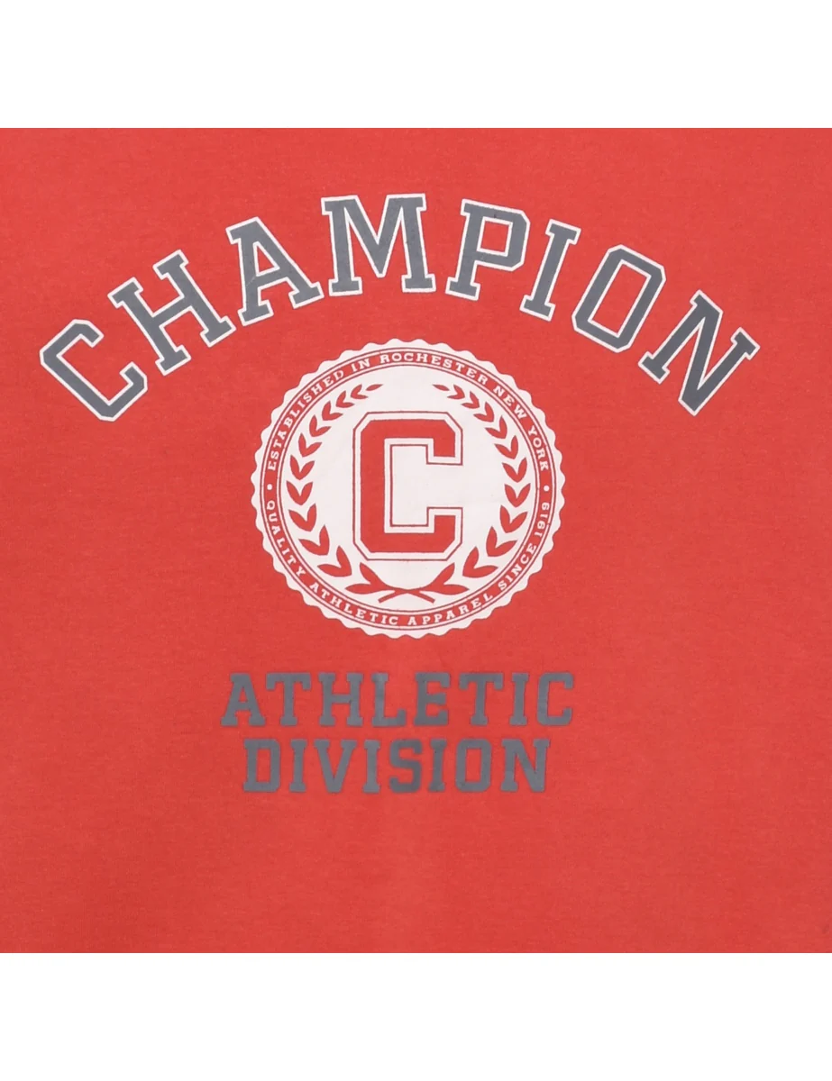 Vintage Champion Printed Sweatshirt - XL - Image 3