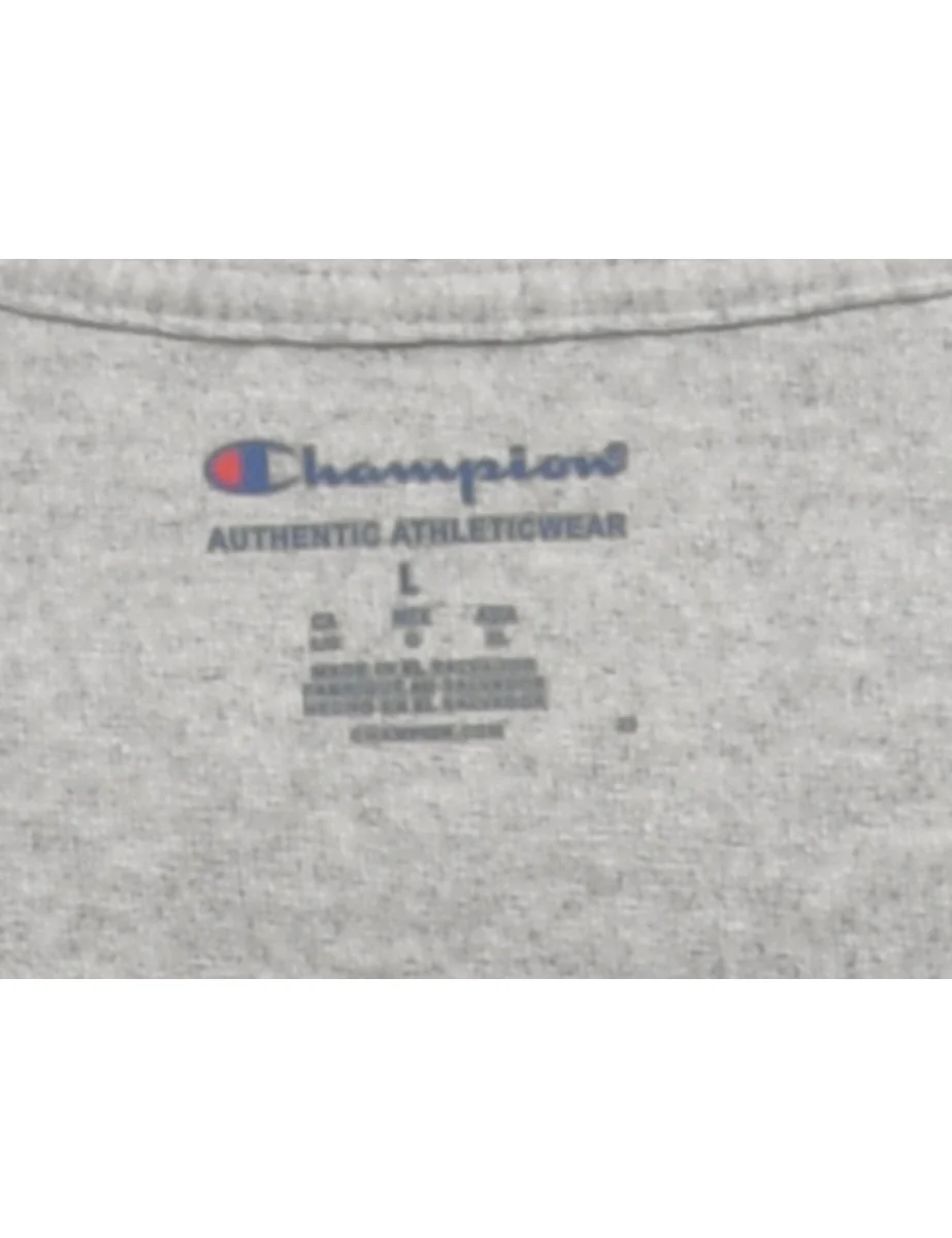 Vintage Champion Printed T-shirt - M - Image 4