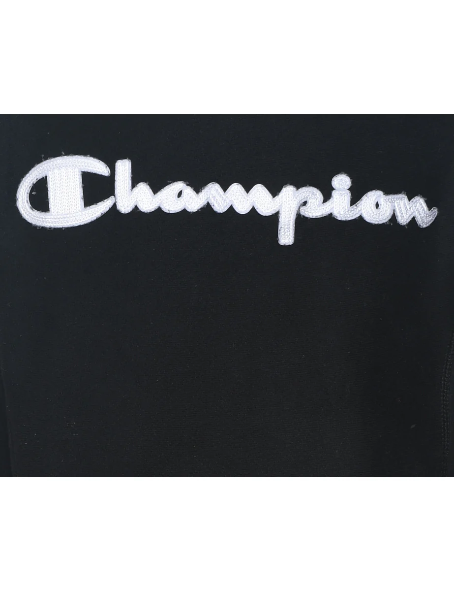 Vintage Champion Reverse Weave Black Sweatshirt - XS - Image 3