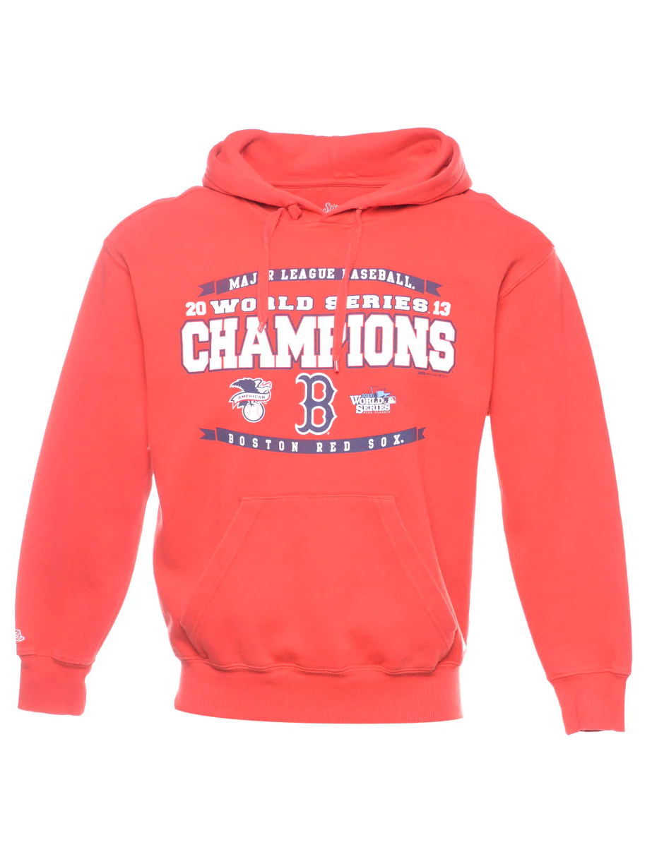 Vintage Champions Hooded Sports Sweatshirt - M