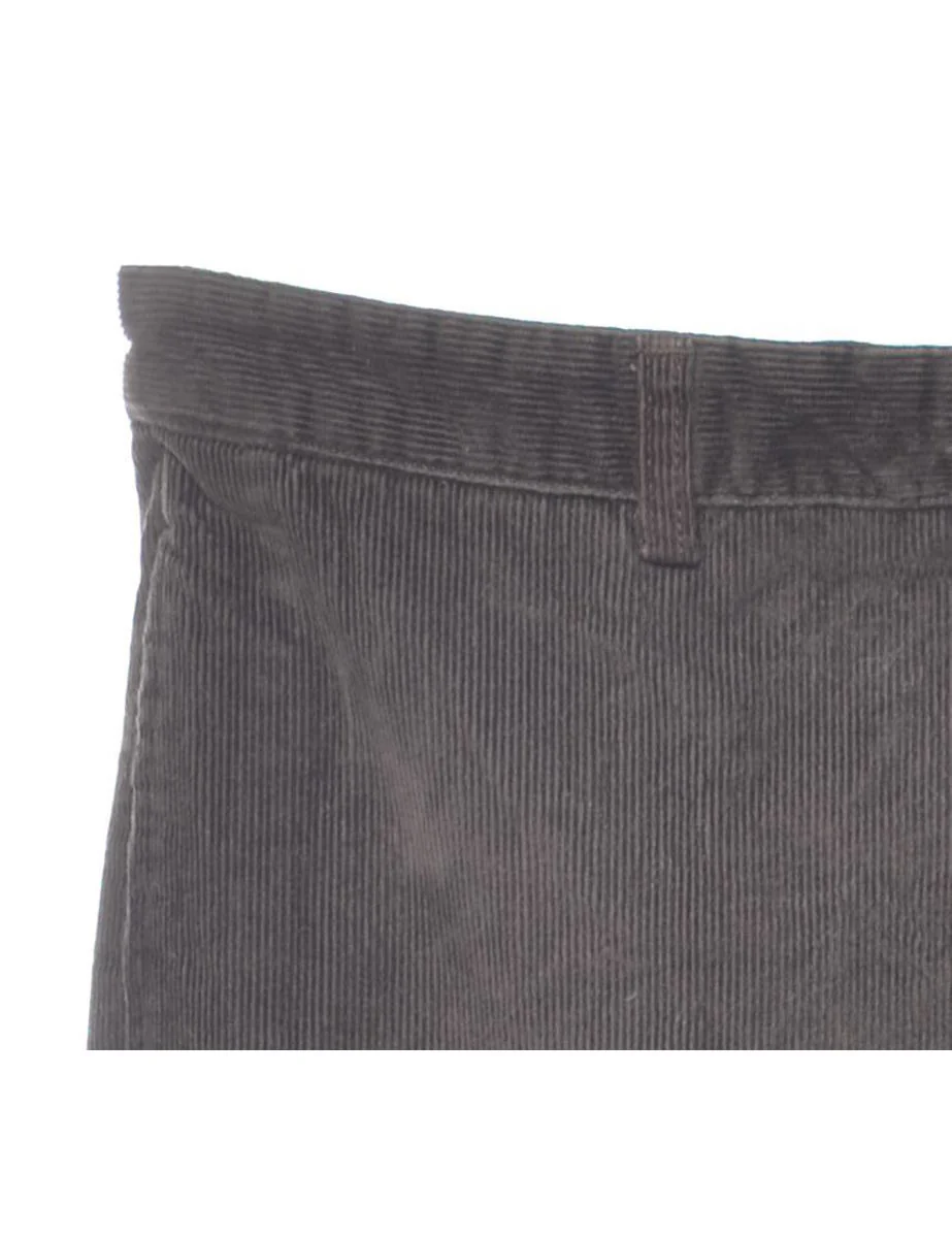 Vintage Chaps Brown Classic Corduroy Trousers - W36 L31 - Image 3