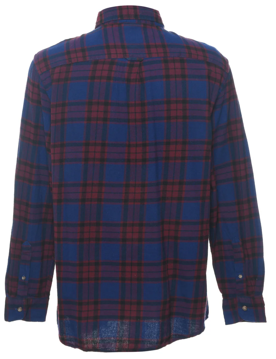 Vintage Chaps Plaid Shirt - L - Image 2