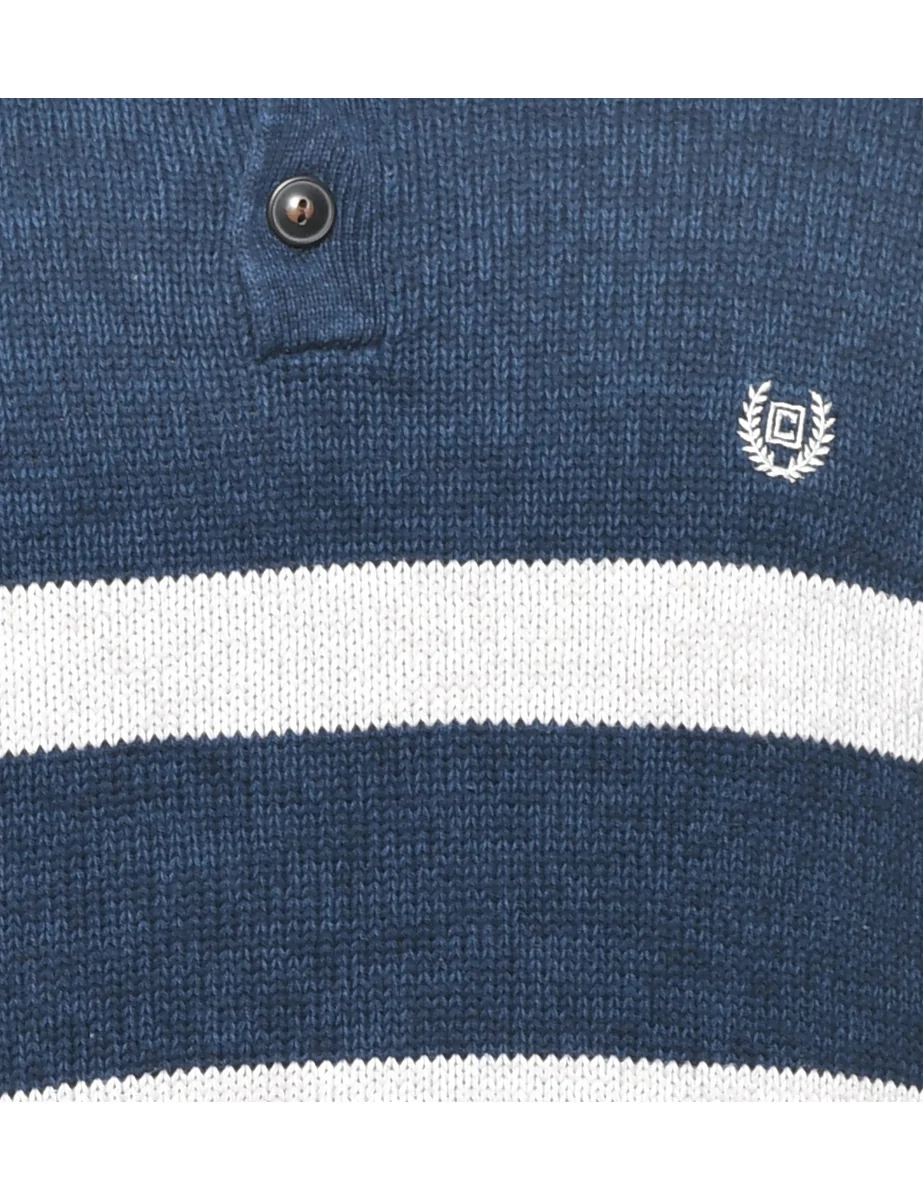 Vintage Chaps Striped Jumper - L - Image 3