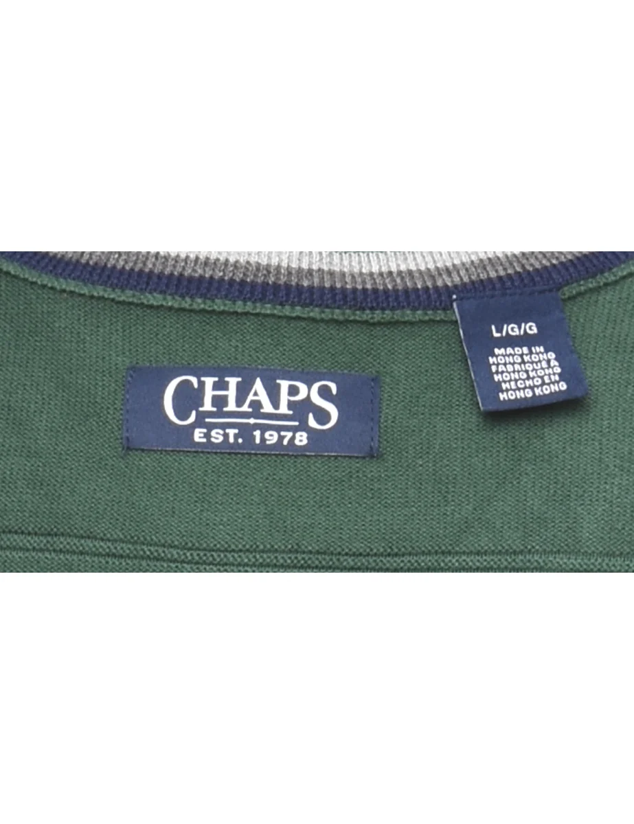 Vintage Chaps Sweater Vest - L - Image 4