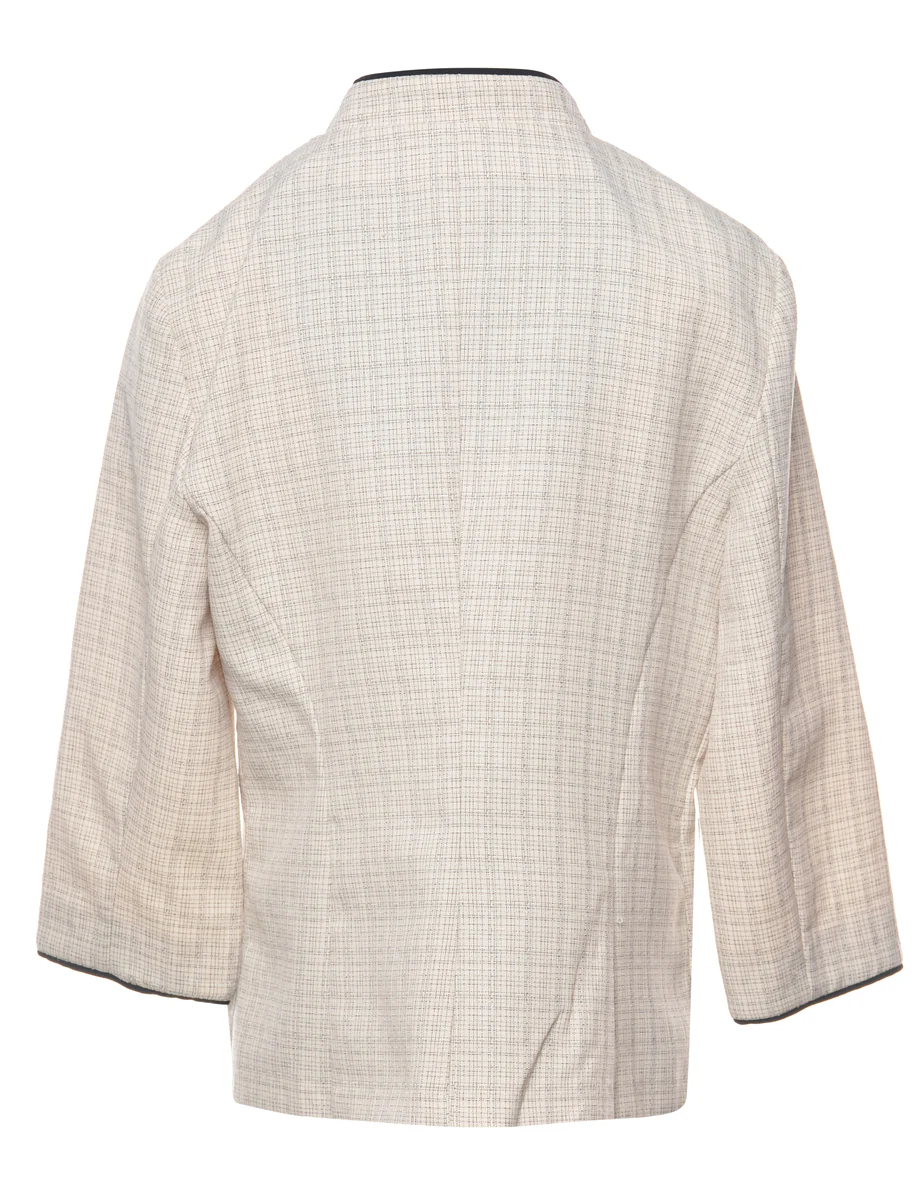 Vintage Checked Jacket - M - Image 2