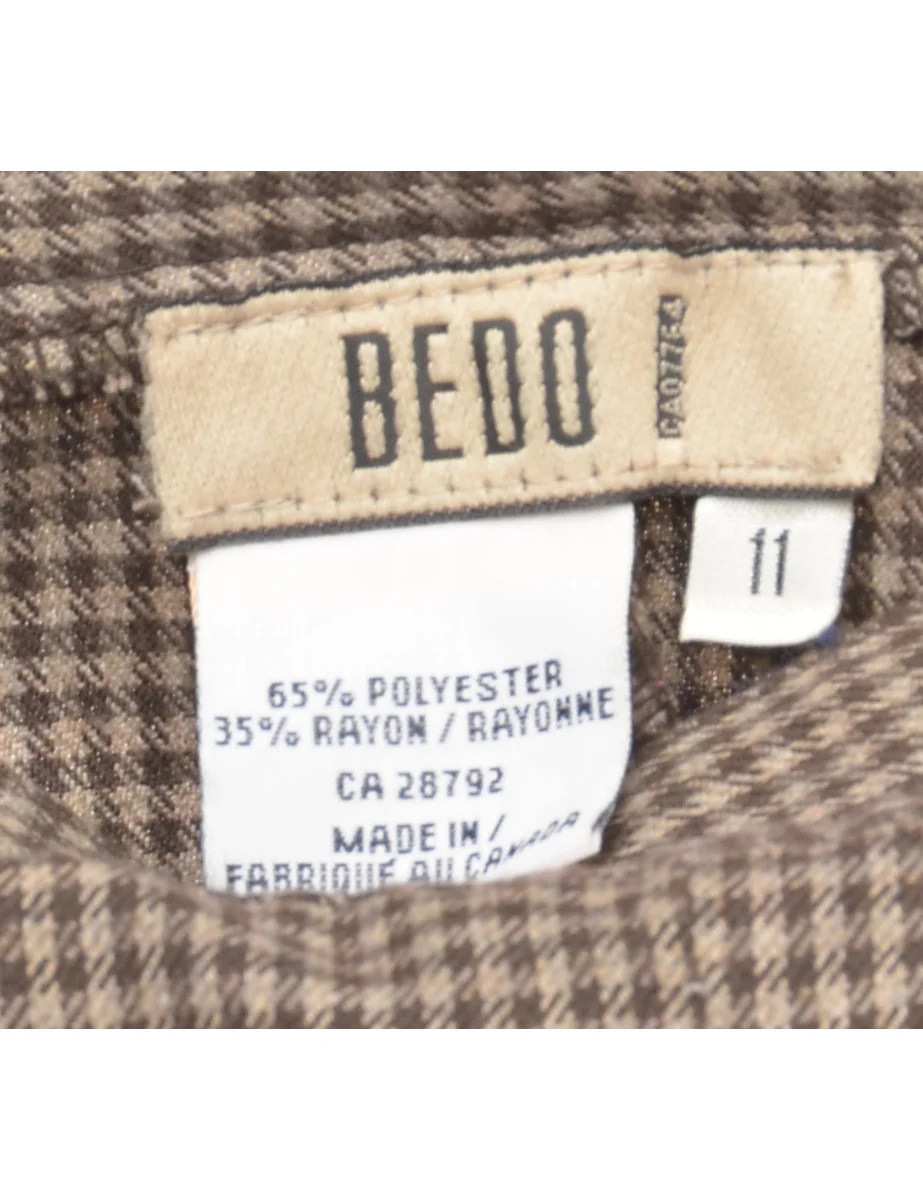 Vintage Checked Trousers - W29 L33 - Image 4