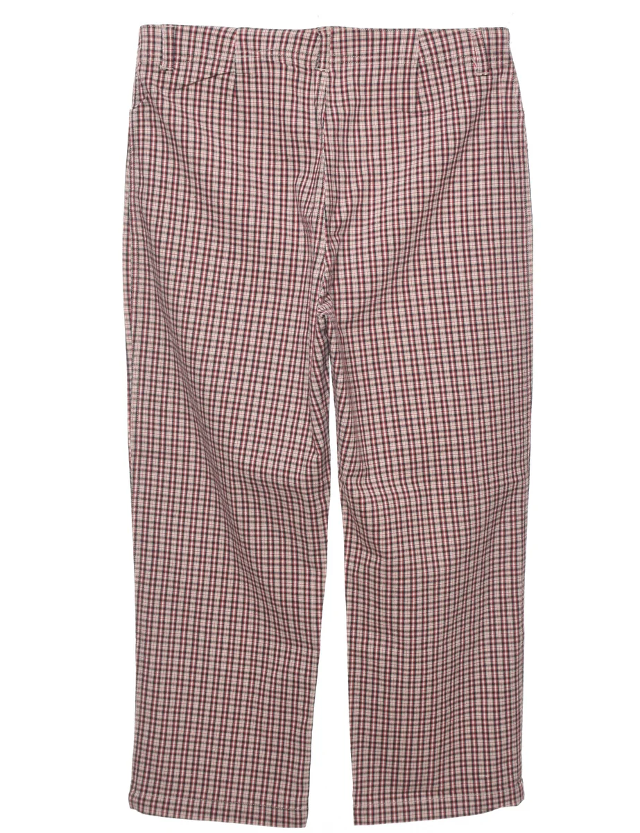 Cherokee Checked Trousers - W33 L24 - Image 2