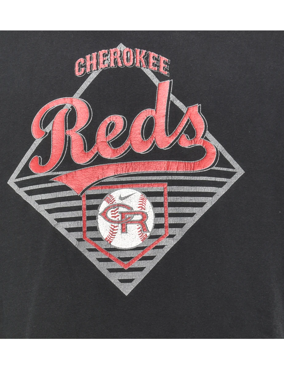 Vintage Cherokee Reds Printed T-shirt - XL - Image 3