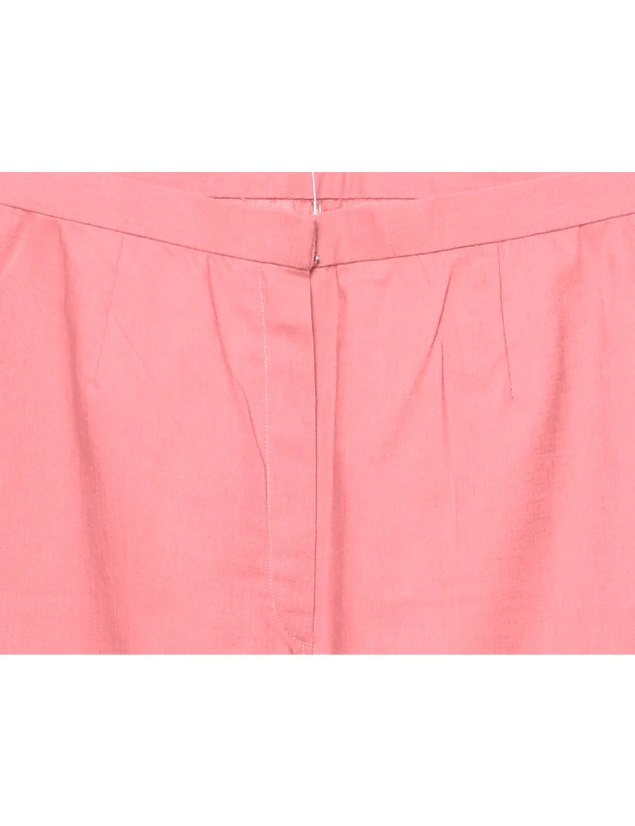 Vintage Classic Pink Trousers - W28 L30 - Image 3
