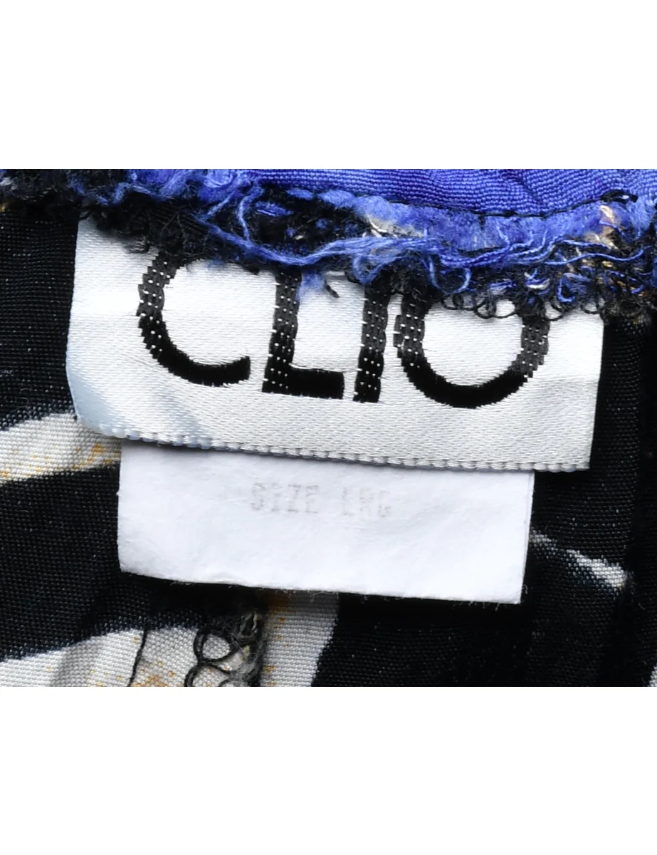 Vintage Clio Wrap Front Full Skirt - M - Image 4