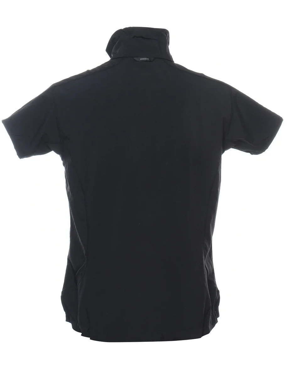 Vintage Columbia Black Short-Sleeve Jacket - L - Image 2