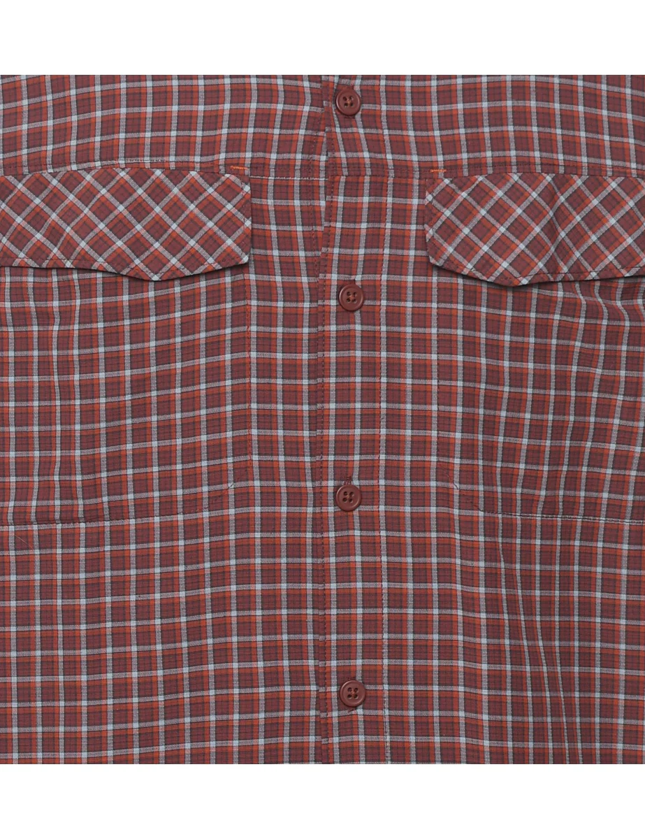 Vintage Columbia Checked Shirt - L - Image 3