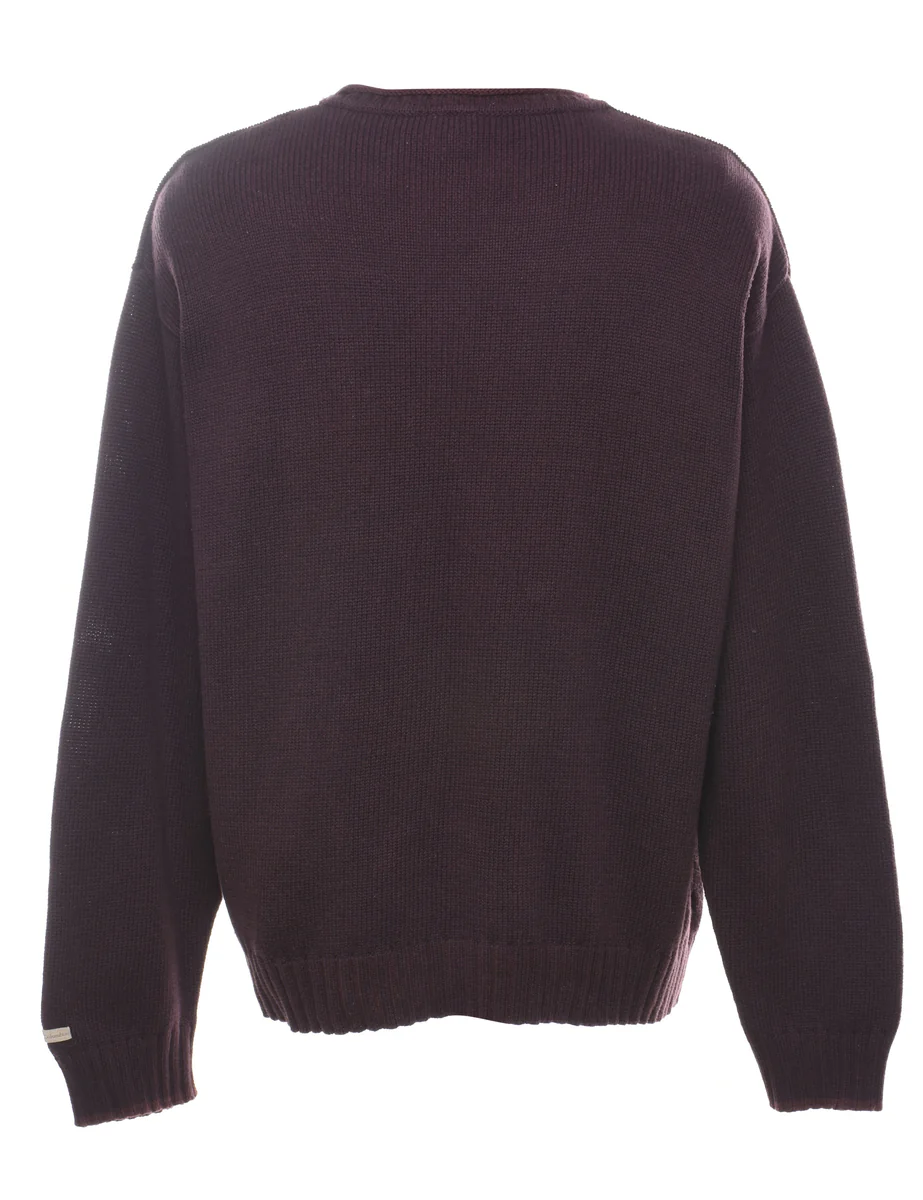 Vintage Columbia Long Sleeved Jumper - XL - Image 2