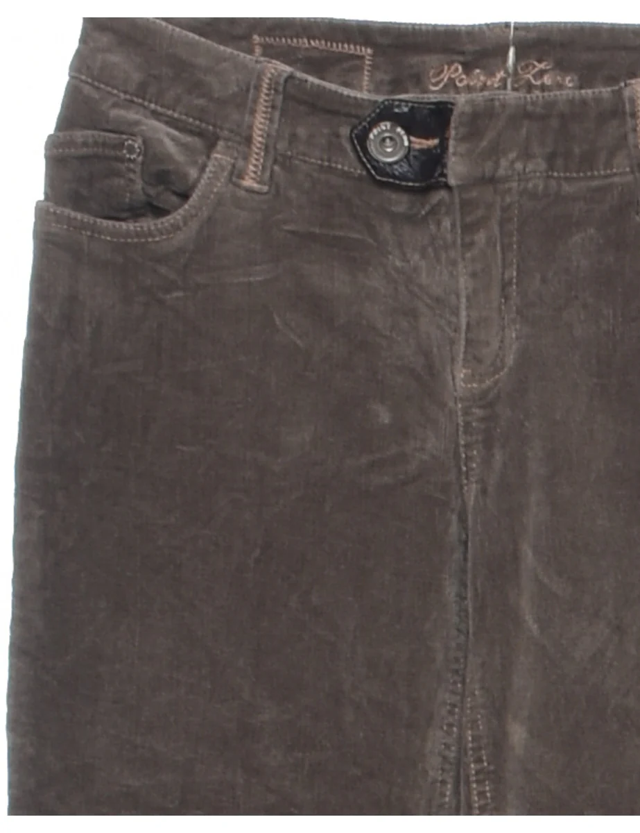 Vintage Corduroy Fabric Y2K Trousers - W29 L31 - Image 3