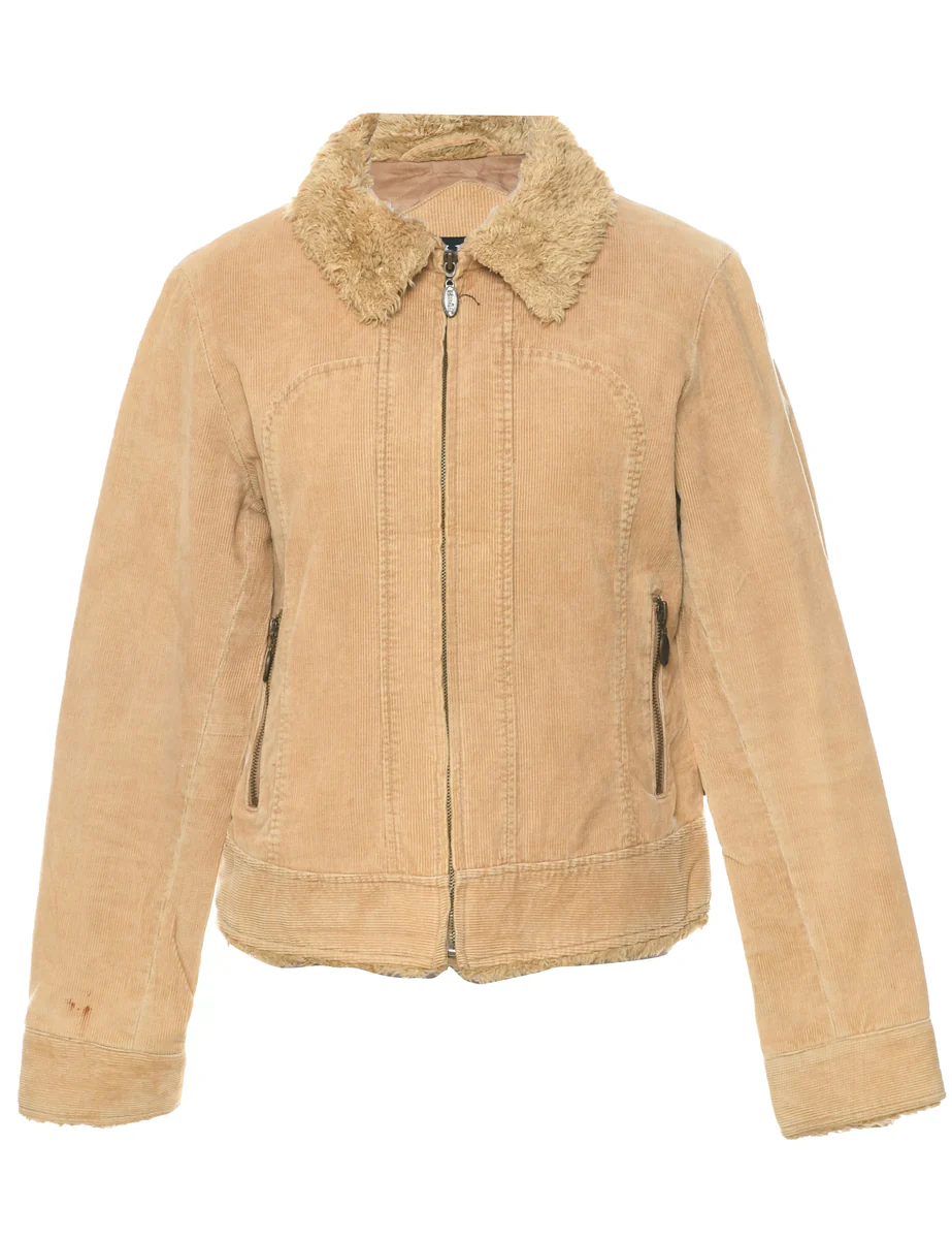 Vintage Corduroy Light Brown Jacket - L