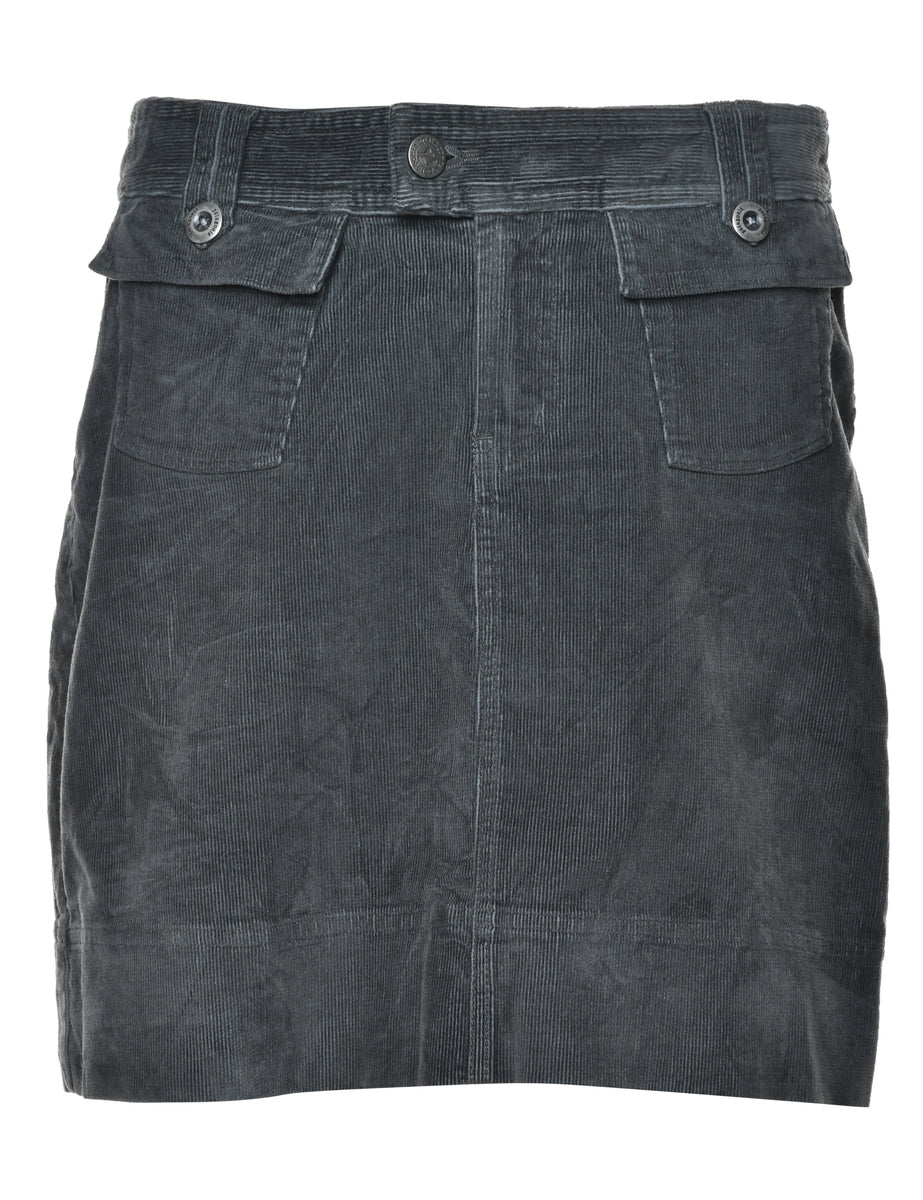 Vintage Corduroy Mini Skirt - M
