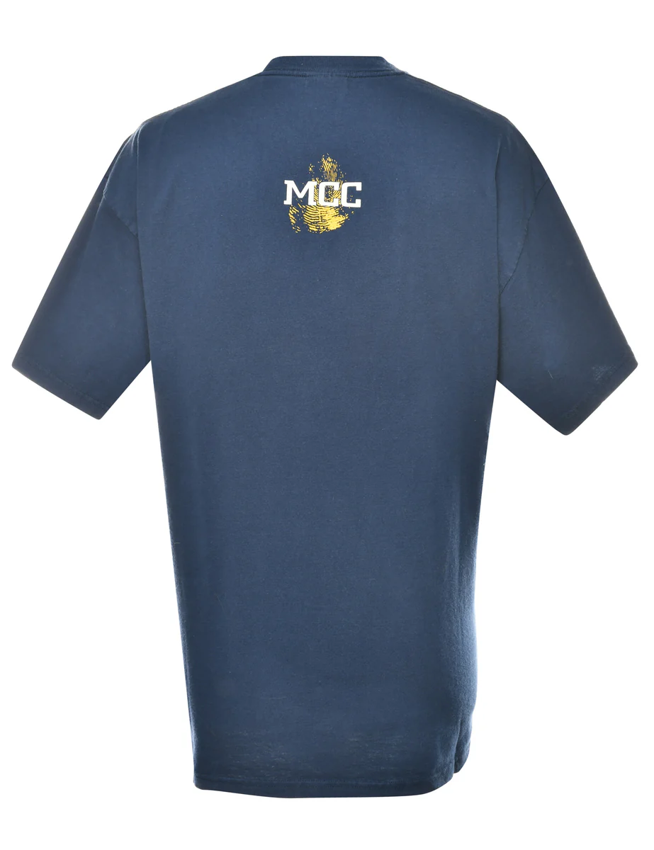 Vintage Criminal Justice Department Printed T-shirt - XL - Image 2