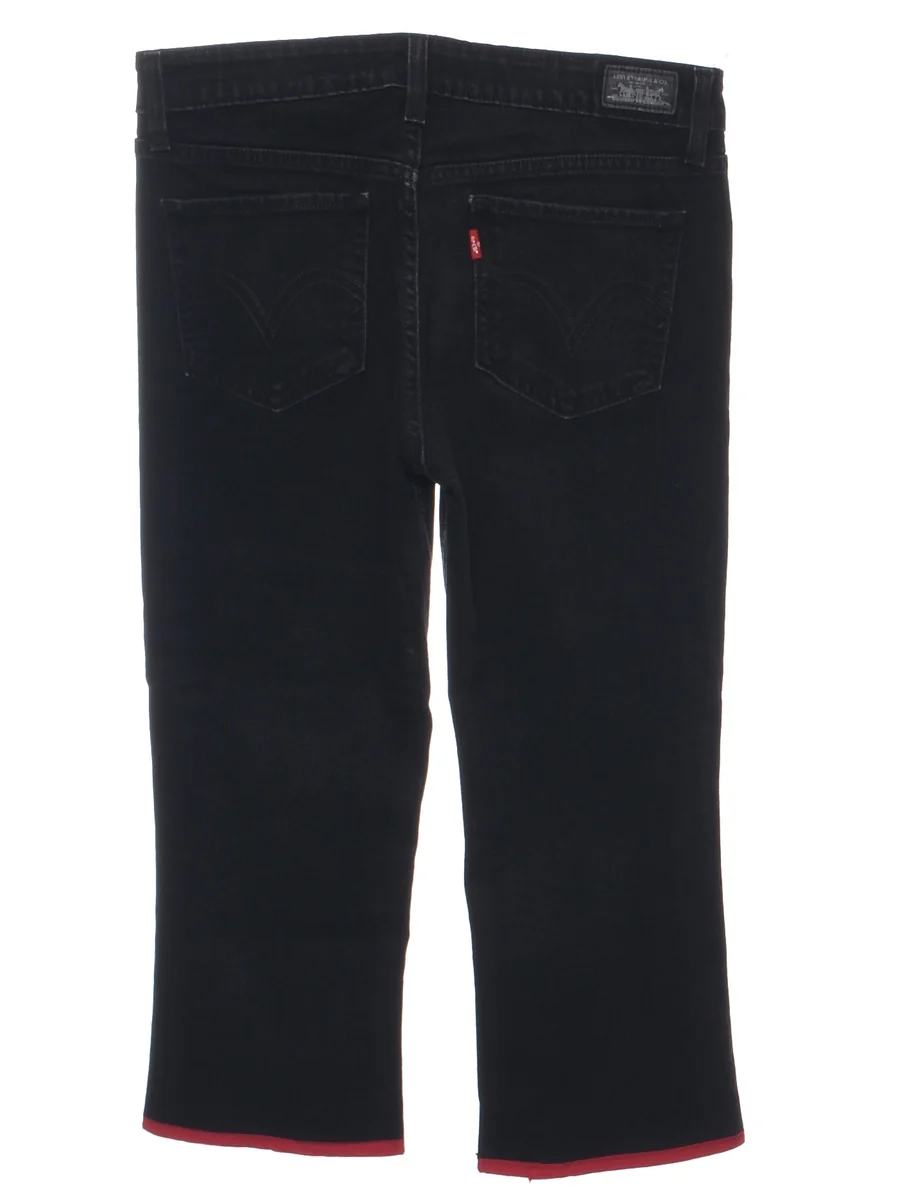 Vintage Cropped Levi's Jeans - W30 L19 - Image 2
