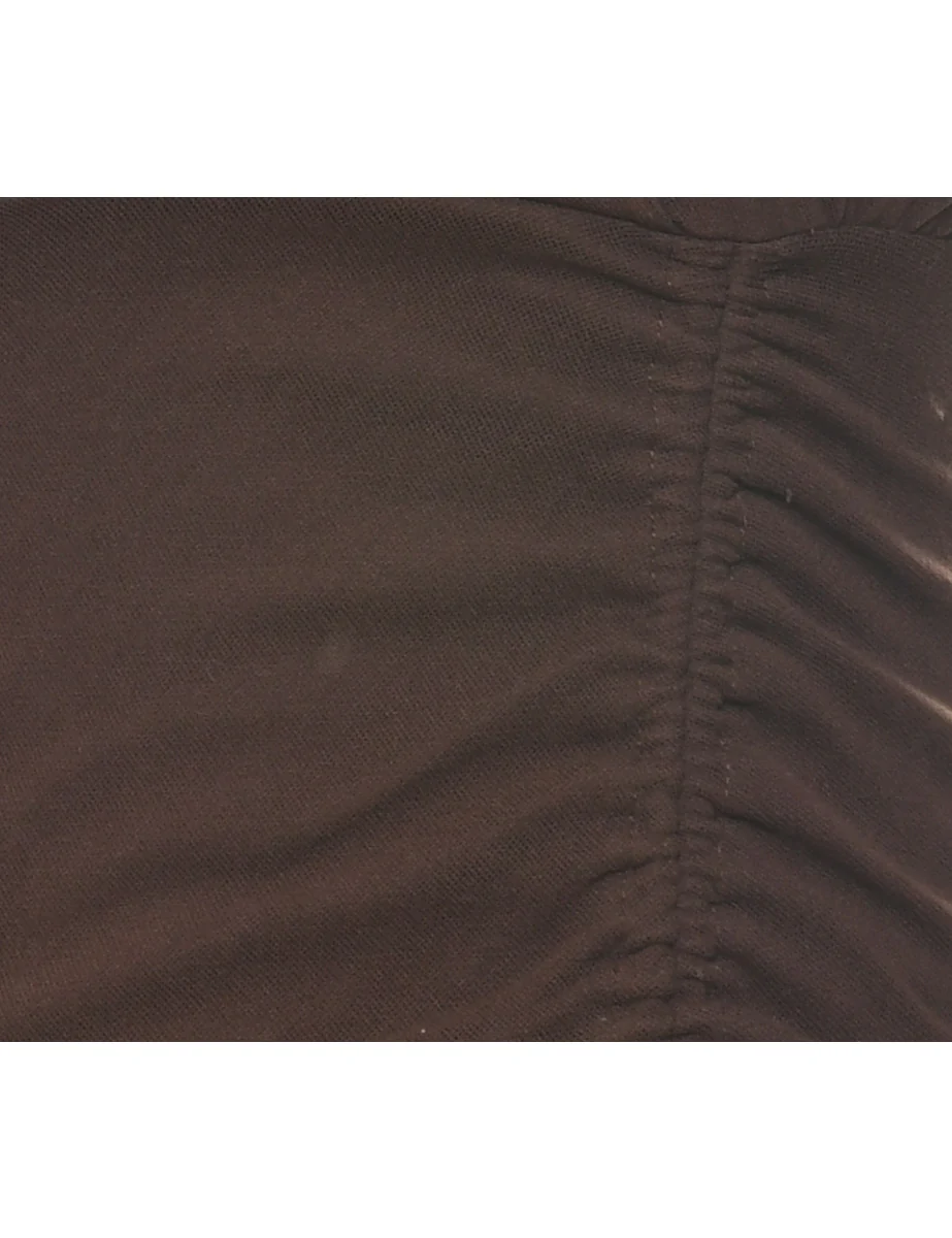 Dark Brown Top - S - Image 3