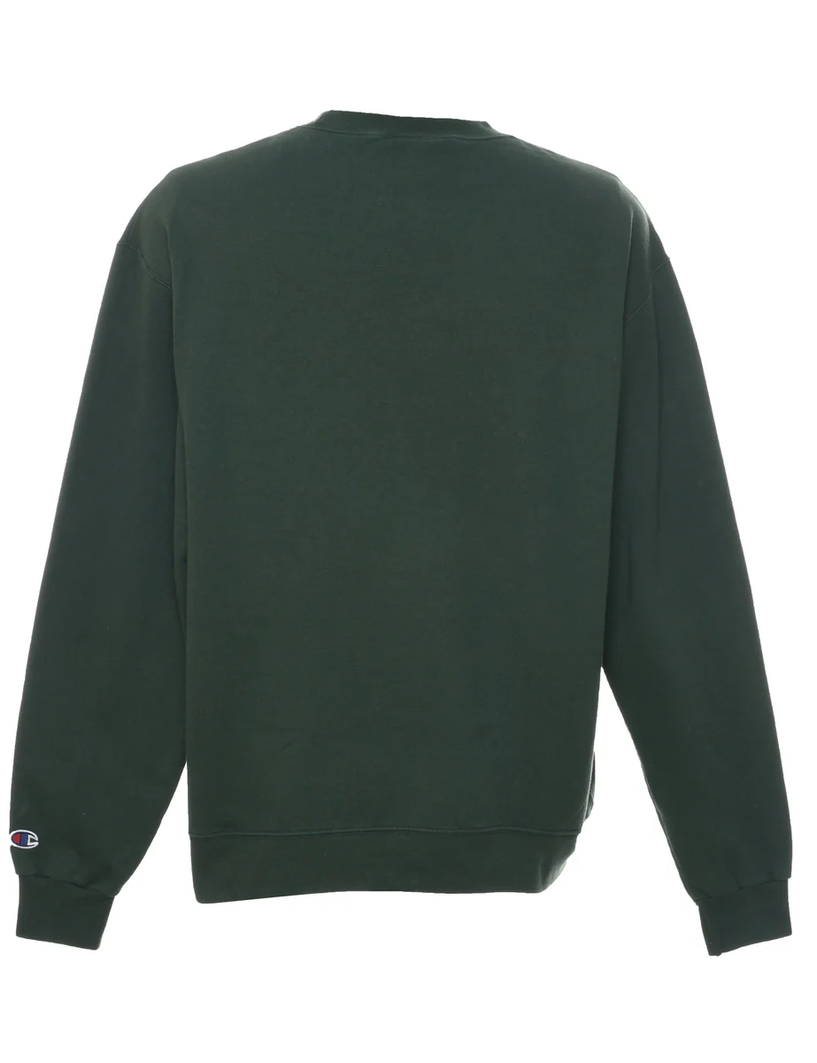 Dark Green Miles Mac Stuco 2018-2019 Embroidered Sweatshirt - L - Image 2