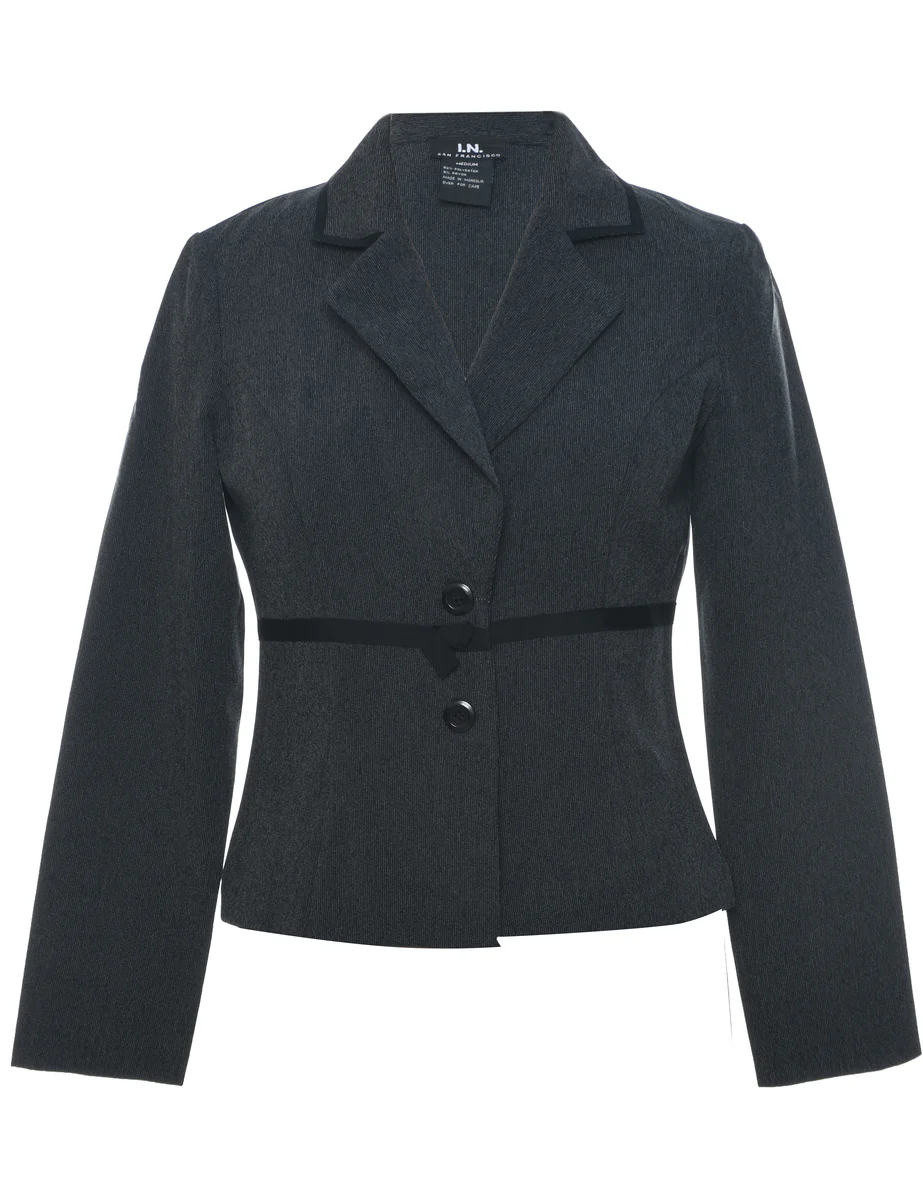 Vintage Dark Grey Blazer - M