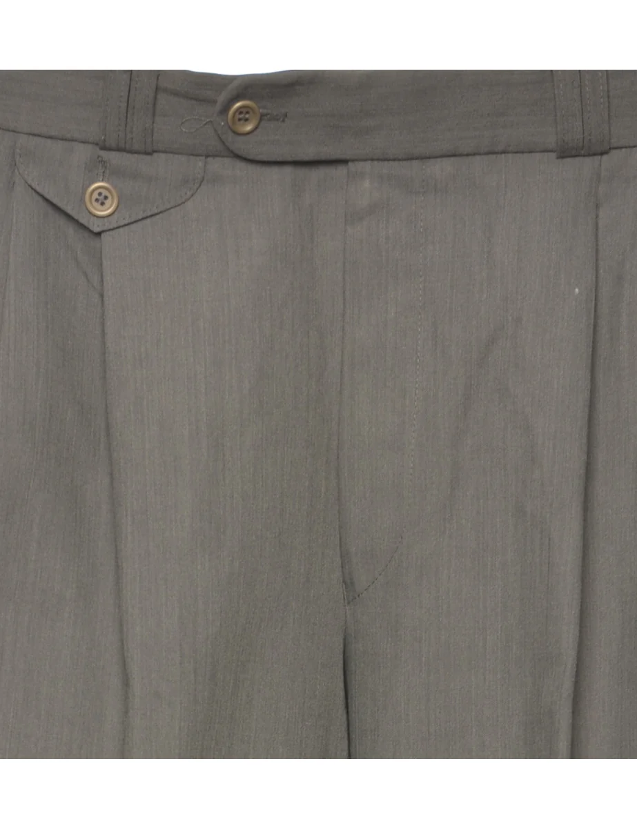 Vintage Dark Grey Trousers - W36 L32 - Image 3