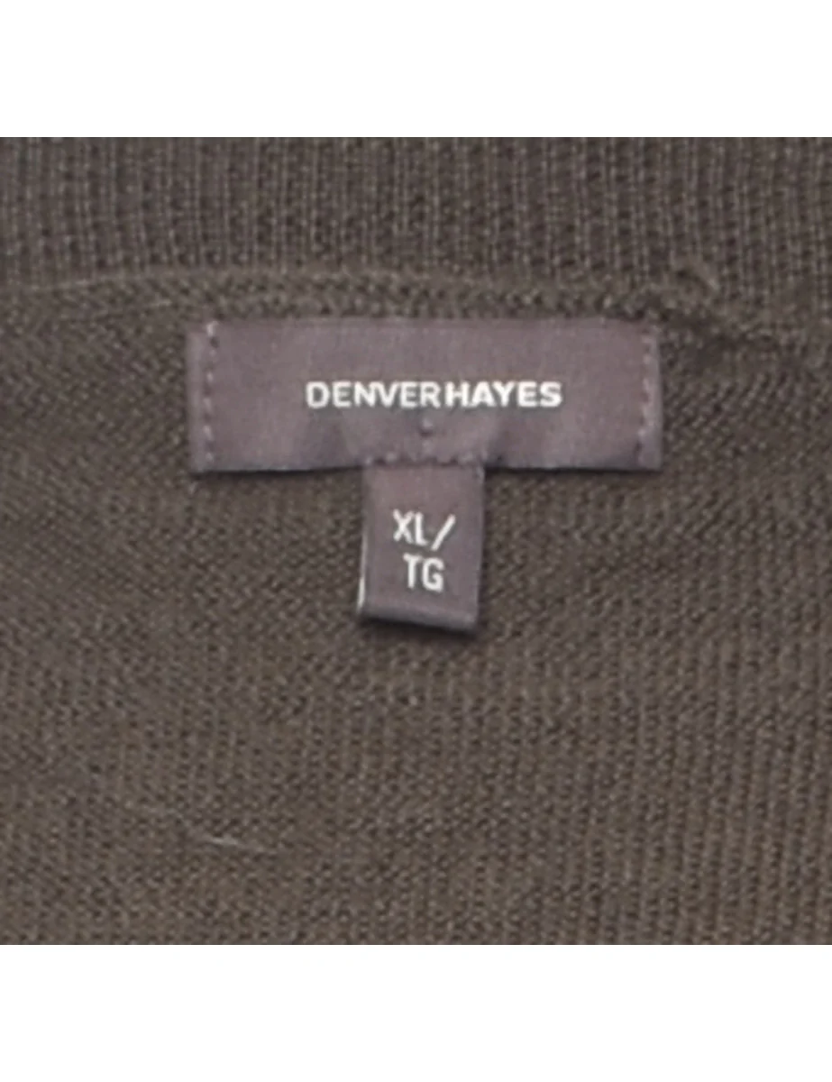 Vintage Denver Hayes Harlequin Pattern Jumper - XL - Image 4