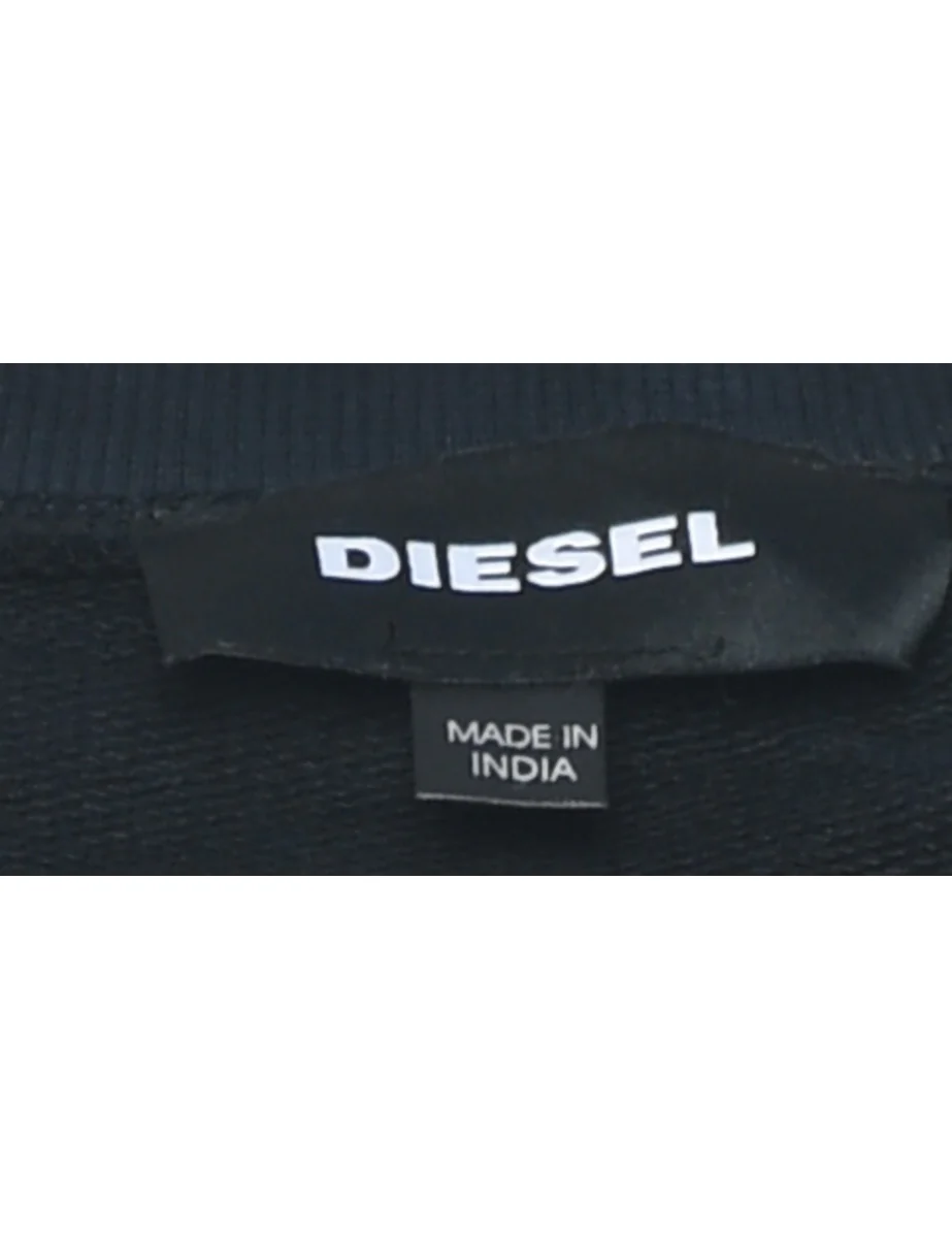 Vintage Diesel Plain Sweatshirt - L - Image 4