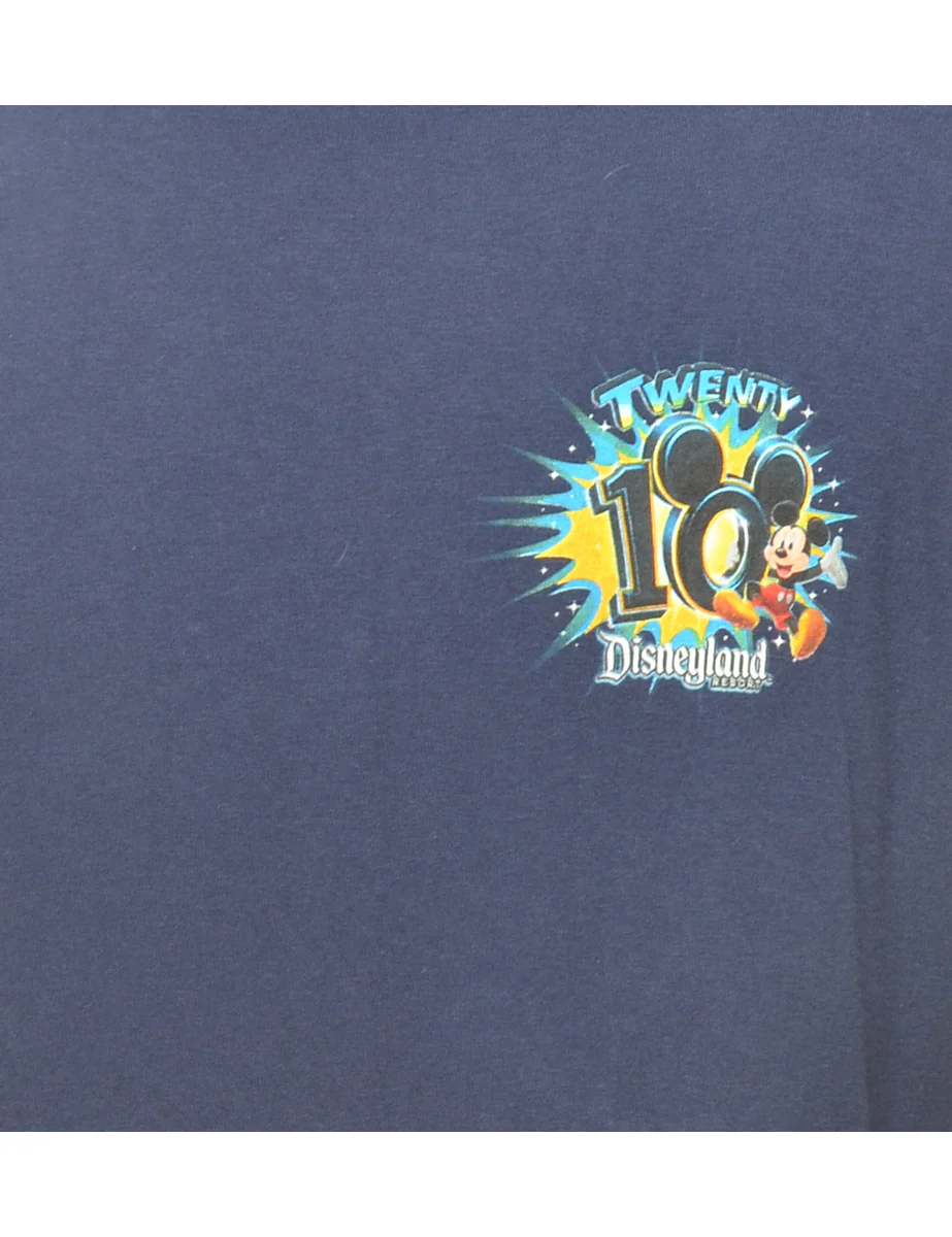 Disney Land Cartoon T-shirt - XL - Image 3