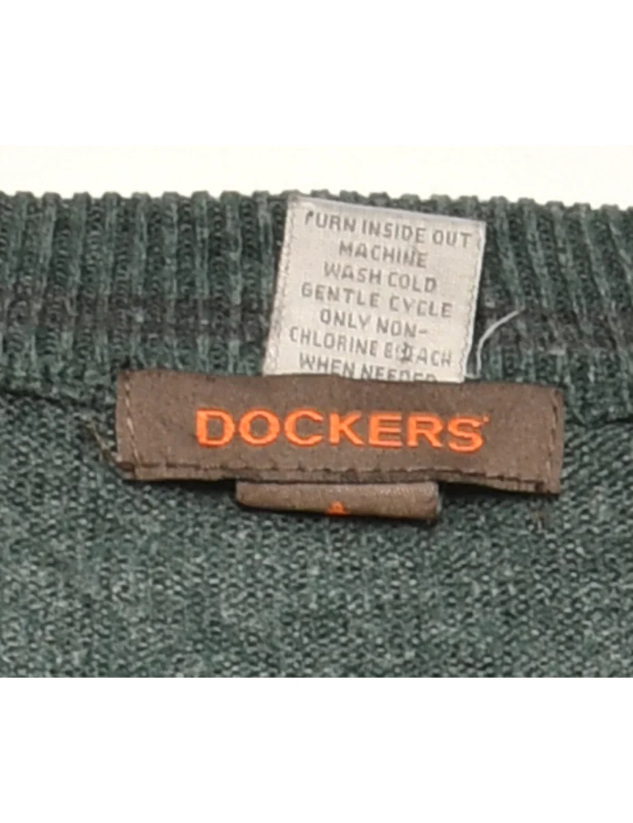 Vintage Dockers Argyle Jumper - L - Image 4
