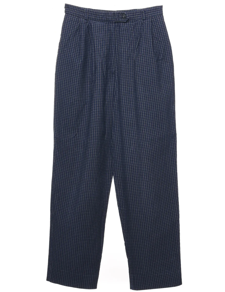 Dogtooth Checks Trousers - W27 L29