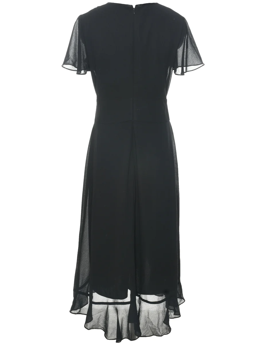 Vintage Dress Barn Black Dress - M - Image 2