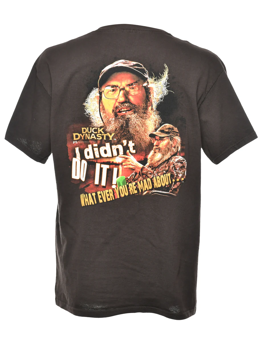 Vintage Duck Dynasty Printed T-shirt - L - Image 2