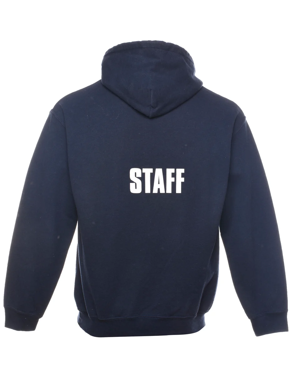 Vintage Echo Place Printed Staff Hoodie - M - Image 2