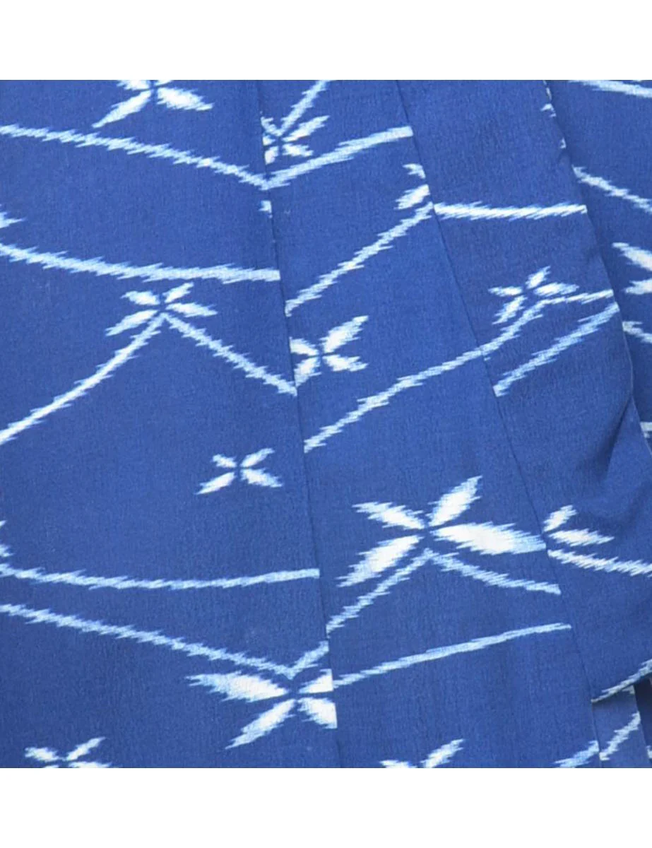 Ethnic Print Full Length Kimono - L - Image 3