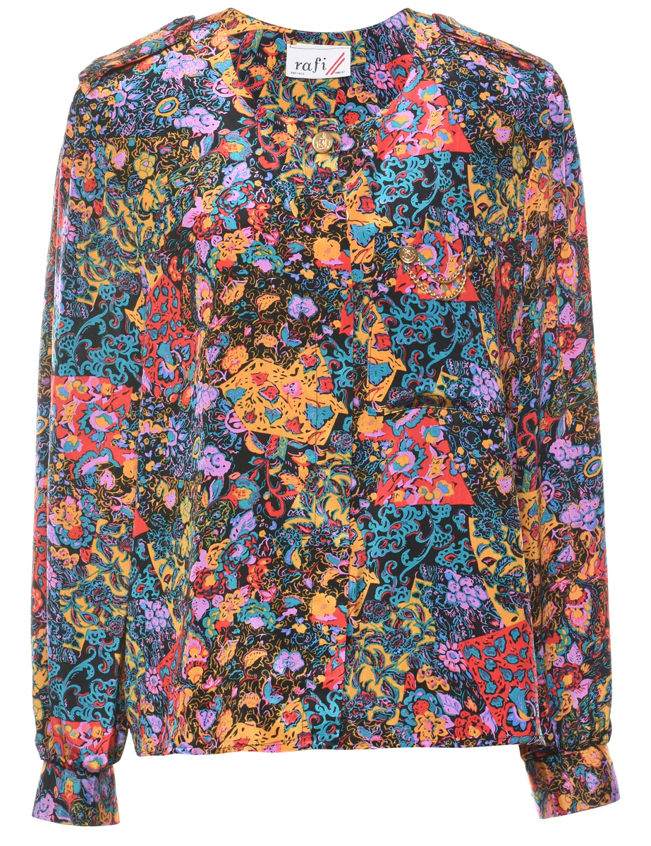 Floral Blouse - L