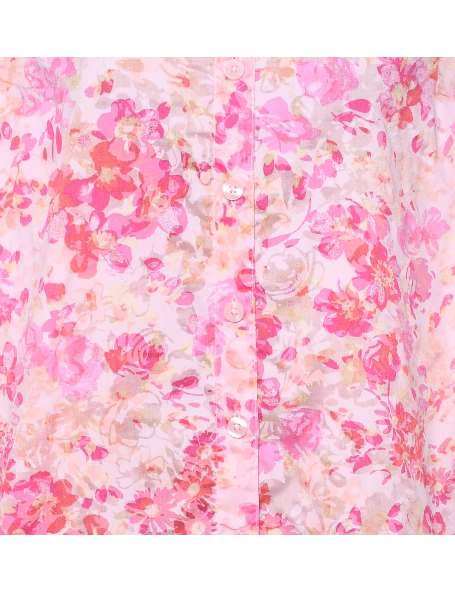 Vintage Floral Blouse - XL - Image 3