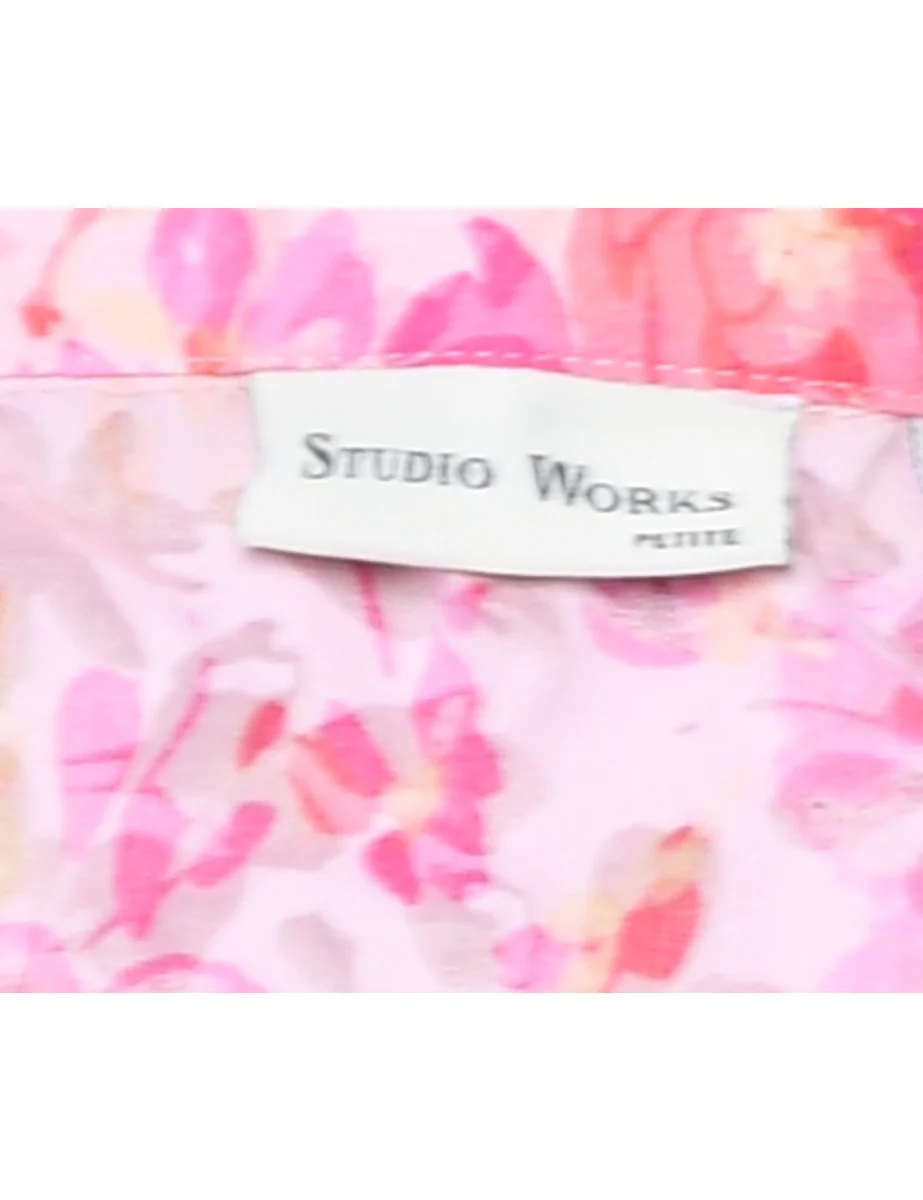 Vintage Floral Blouse - XL - Image 4