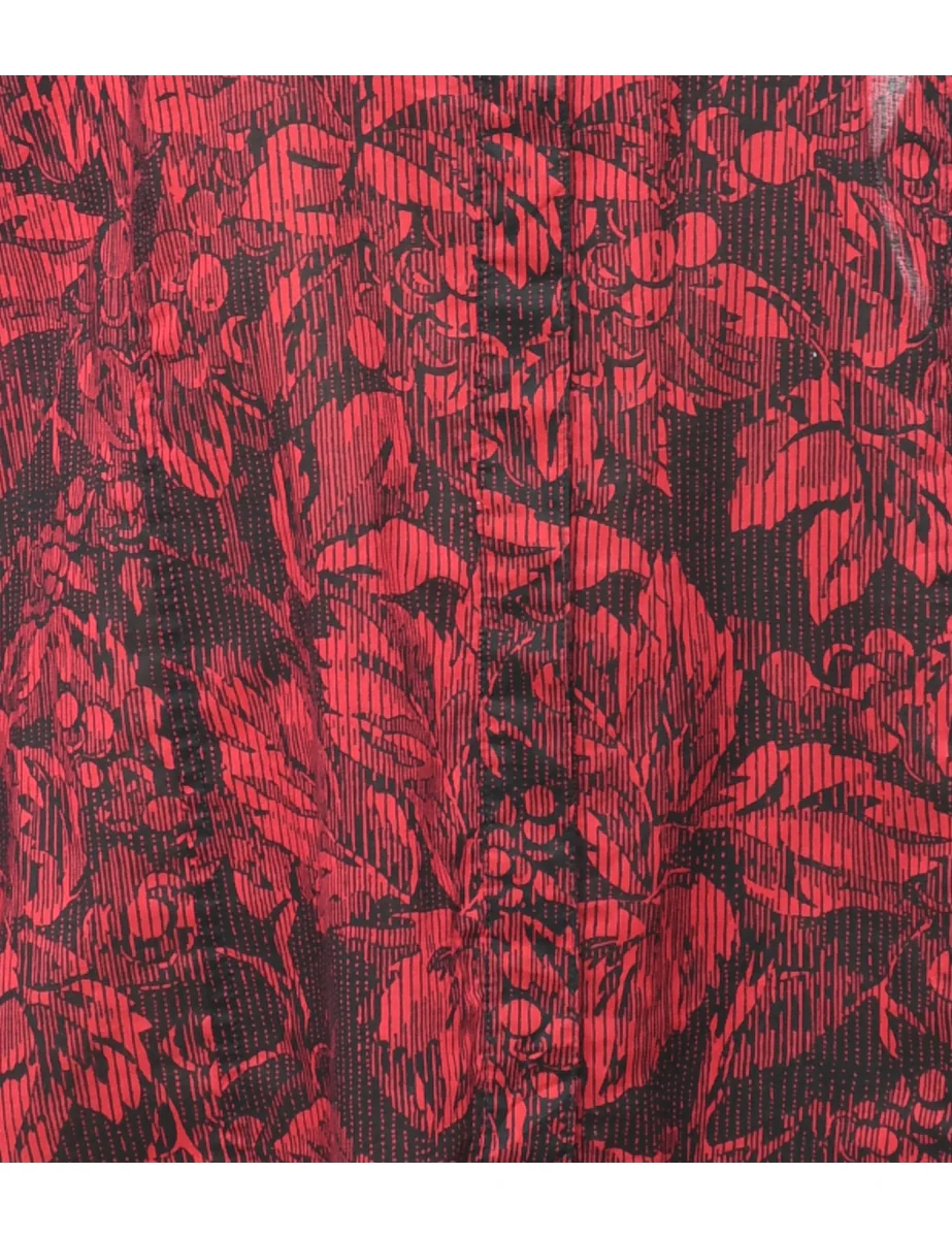 Vintage Floral Pattern Shirt - XL - Image 3