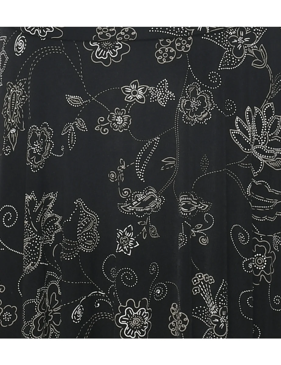 Floral Print Dress - M - Image 3