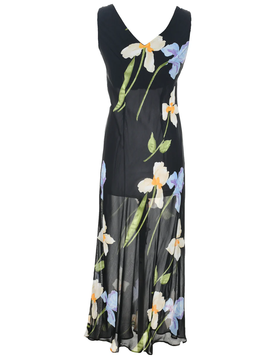 Floral Print Dress - S - Image 2