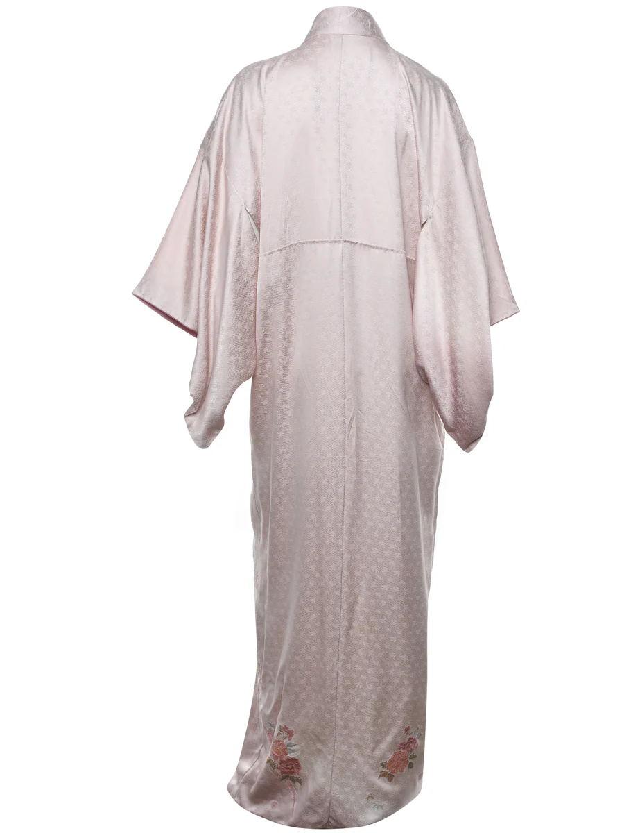 Floral Print Full Length Kimono - XXL - Image 2