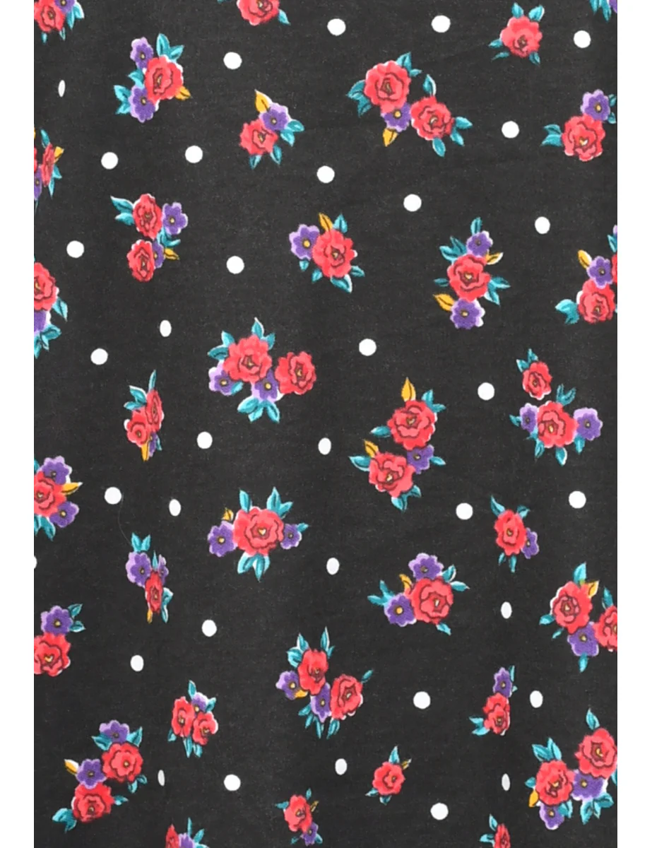 Floral Printed T-shirt - L - Image 3